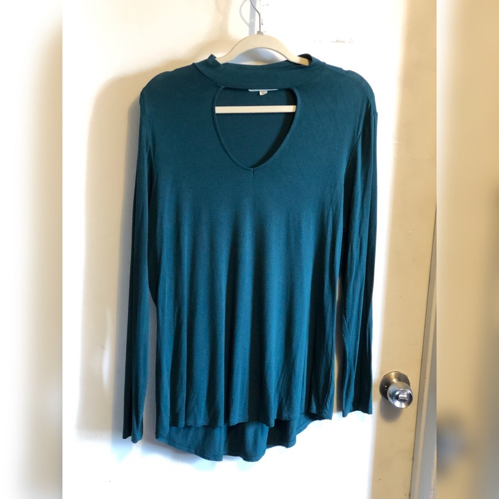 Teal Blue Top